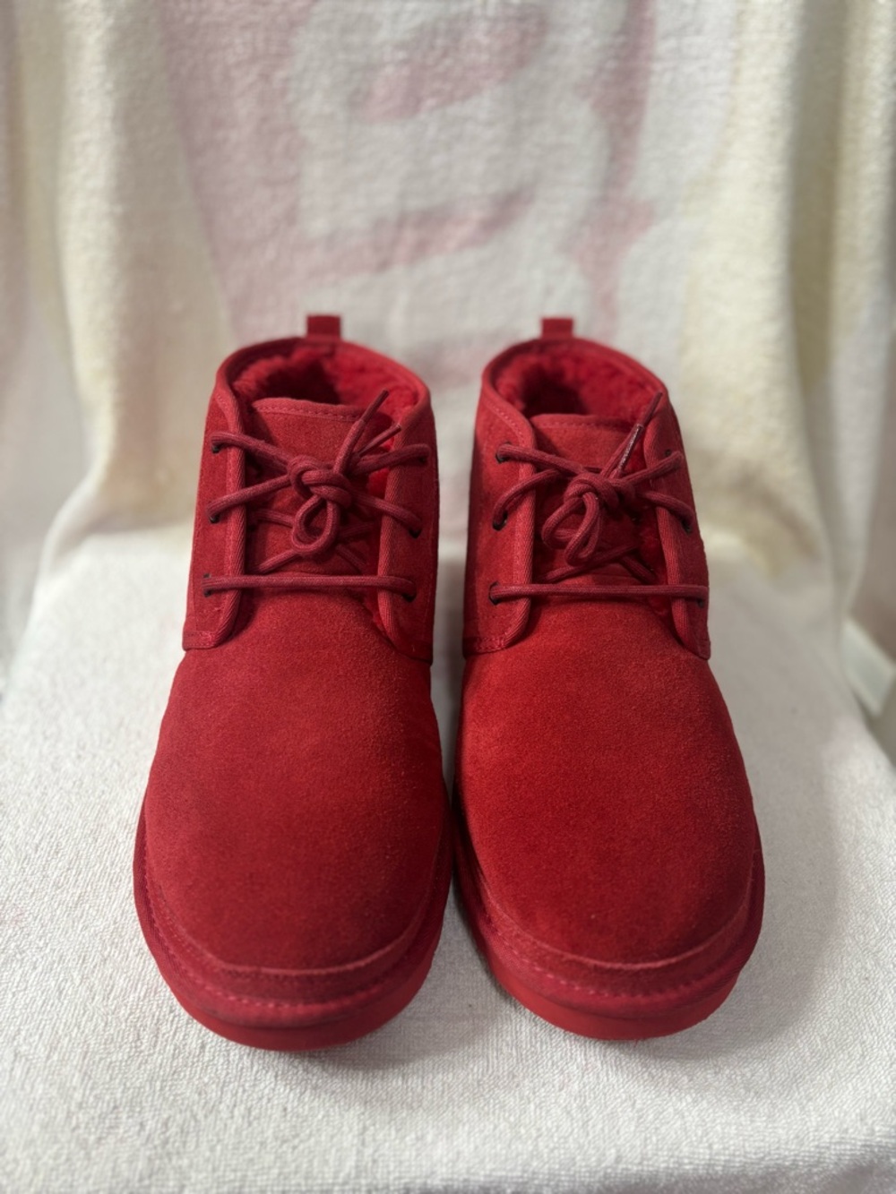 UGG Neumel Samba Red Suede Chukka Boot Men’s Size 13